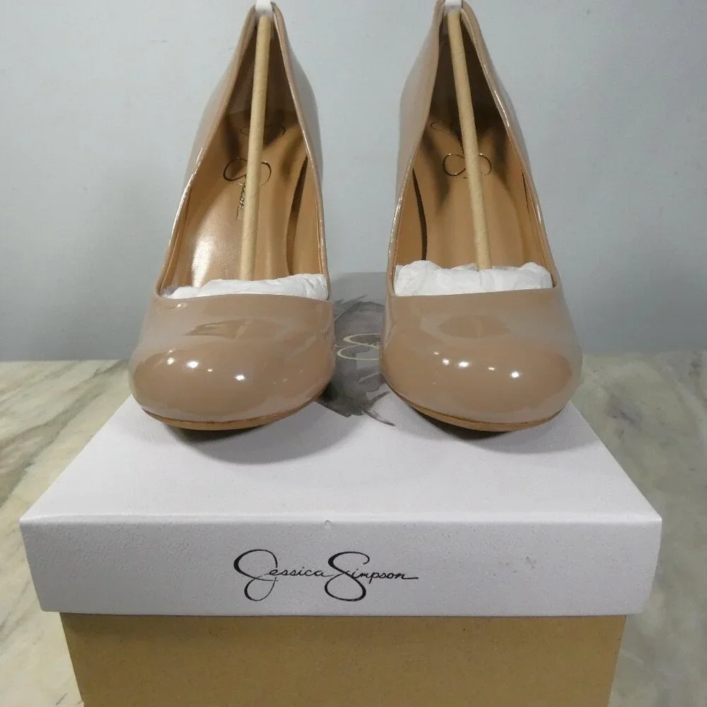 NiB Jessica Simpson Womens Calie Pump, chai Latte, 8.5,8.5 M US - Picture 12 of 15